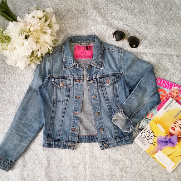classic denim Jackets & Blazers - Denim jacket